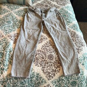 Old navy grey stone washed jeans wide leg